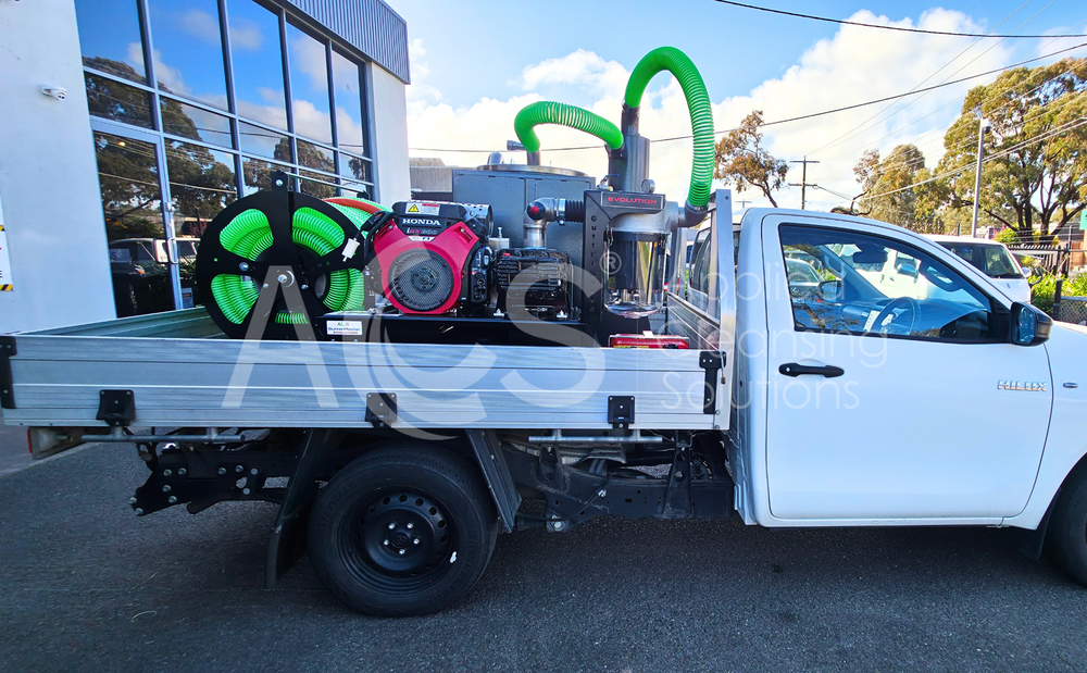 The Gutter Master® EVOLUTION Is Compact, Quiet & Powerful